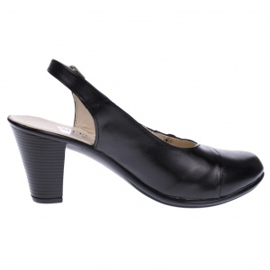 Pantofi dama decupati din piele naturala PS46R - Img 5