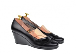 Pantofi dama din piele naturala cu platforme de 6cm - NA115NSPL - Img 2