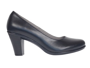 Pantofi dama eleganti din piele naturala toc 7cm Negru NA236NP - Img 6