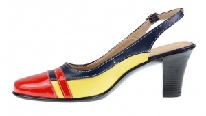 Pantofi dama marimea 37 - Model eleganti din piele naturala, toc de 7cm LS301RBLG - Img 6