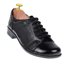 Pantofi dama negri casual din piele naturala, foarte comozi - Made in Romania P10NNL