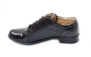 Pantofi dama piele naturala, casual cu lac - Made in Romania DAMABOXLACN - Img 2
