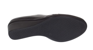Pantofi dama piele naturala cu platforme de 5 cm P14 Negru Box - Img 5