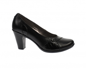 Pantofi dama piele naturala eleganti cu toc 7cm PHP3NBOX - Img 4