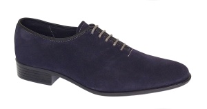 Pantofi eleganti barbati din piele naturala antilopa - Enzo Bleumarin Velur