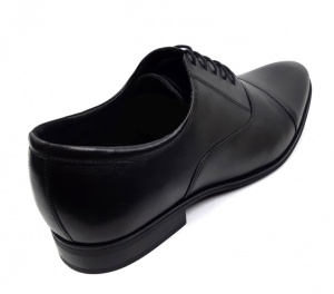 Pantofi eleganti barbati din piele naturala Negru Box GKR347N - Img 3