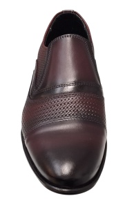 Pantofi eleganti pentu barbati piele naturala bordeaux - GKR01VIS - Img 10