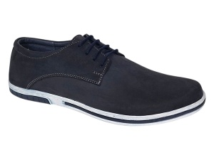 Pantofi sport barbati din piele naturala bufo Bleumarin Inchis TENBUFBLC