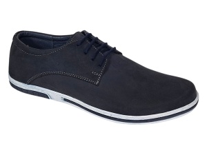 Pantofi sport barbati din piele naturala bufo Bleumarin Inchis TENBUFBLC - Img 8