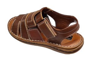 Sandale barbati casual din piele naturala - Model Maro GKR47M - Img 5