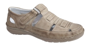 Sandale barbati casual din piele naturala - Model Nisip SCV2SP - Img 3