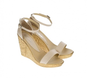 Sandale dama din piele naturala box Bej Latte - S107BEJ - Img 2