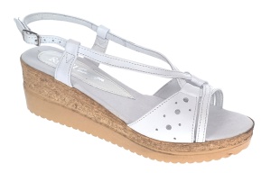 Sandale dama din piele naturala cu platforme de 6 cm LS36A2 Marimea 38 - Img 6
