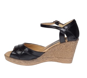 Sandale dama din piele naturala cu platforme de 7cm S105N2 - Img 8