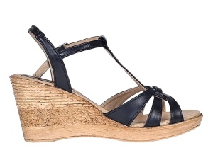 Sandale dama din piele naturala cu platforme negru - S51NBOX - Img 5