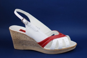 Sandale dama din piele naturala - Made in Romania ELY88AR - Img 4