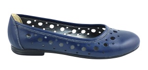 Balerini dama casual de vara din piele naturala - CLARA BLEUMARIN - Img 5