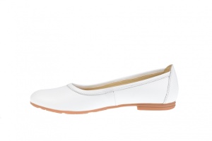 Balerini dama ,casual, din piele naturala alba - FLO3ALB - Img 5