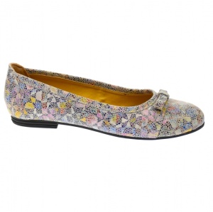 Balerini dama din piele naturala multicolora - FLOCOLOR2 - Img 3