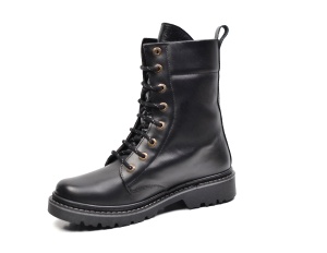 Bocanci barbati militari din piele naturala imblaniti Army Force K5 GKR955N - Img 4