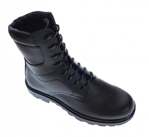 Bocanci barbati militari din piele naturala imblaniti PH328NBOX - Img 6