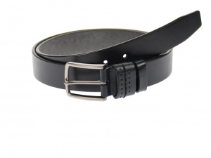 Curea barbati eleganta, din piele naturala, bluemarin 3.5 cm - DR1215BLM