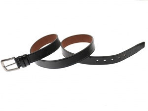 Curea barbati eleganta, din piele naturala bordo 3.5 cm - DR170N - Img 2