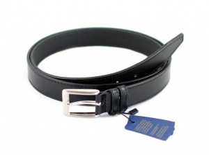 Curea barbati eleganta din piele naturala (culoare neagra) CC3N194