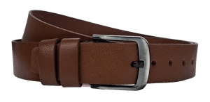 Curea batal barbati, lata, din piele naturala, Maro, Latime 4.2cm, lungime pana la 170cm - CK85MD