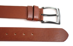Curea casual - eleganta barbati din piele naturala - Maro DR1-40CK25 - Img 2