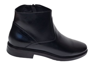 Ghete barbati casual din piele naturala cu fermoar GB120N - Img 4