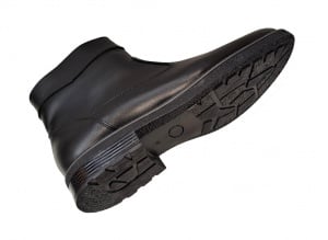 Ghete barbati casual, din piele naturala, cu fermoar, imblanite, Y055N - Img 4