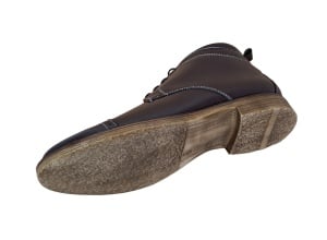Ghete barbati casual, din piele naturala, imblanite, maro, BOND1MBOX - Img 5