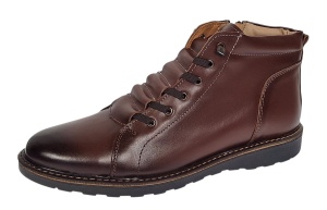 Ghete barbati casual din piele naturala imblanite Maro GS2021M - Img 4