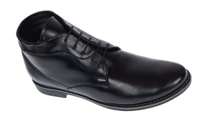 Ghete barbati casual din piele naturala (imblanite) Negru PHBONDNBOX - Img 7