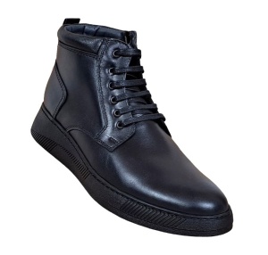 Ghete barbati casual din piele naturala imblanite PH350NBOX