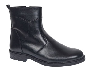 Ghete barbati casual imblanite din piele naturala cu fermoar GFSIMPLUN