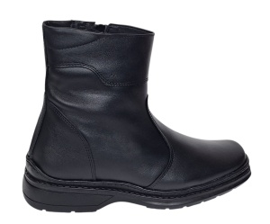 Ghete barbati din piele naturala cu fermoar GKR4010N - Img 4