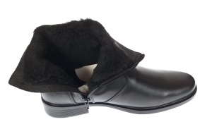 Ghete barbati din piele naturala cu fermoar imblanite GKR714N - Img 3