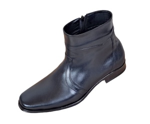 Ghete barbati elegante din piele naturala imblanite 716N - Img 6
