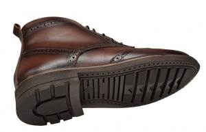 Ghete barbati Oxford din piele naturala imblanite Maro GKR29M - Img 5