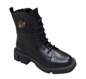 Ghete dama casual din piele naturala Katerina SCV971N