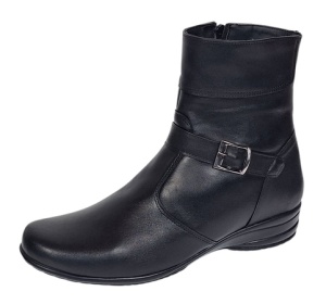Ghete dama Marimea 39 din piele naturala cu fermoar imblanite GD156N2 - Img 4