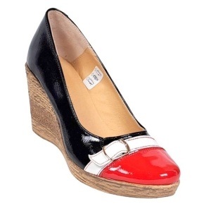 Oferta marimea 36, 37 - Pantofi dama piele naturala cu platforme de 7 cm - LPTEARAN3 - Img 6