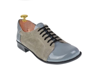 Oferta marimea 38, 39 - Pantofi dama casual din piele naturala gri, Bob, LP53GG - Img 2