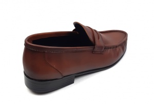 OFERTA MARIMEA 39, 44 Pantofi barbati din piele naturala de culoare maro - LSC1M - Img 2