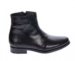 Oferta Marimea 39 Ghete barbati office, elegante din piele naturala, Negru LGMORISN