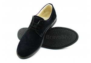 OFERTA MARIMEA 40, 41 - Pantofi barbati casual - eleganti din piele naturala intoarsa - L855NVEL - Img 4