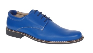 Oferta marimea 40 - Pantofi barbati, albastri, model elegant, din piele naturala - LP81BLX