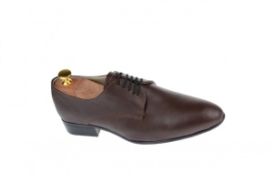 Oferta marimea 40, Pantofi barbati eleganti din piele naturala de culoare maro LNIC211M - Img 5